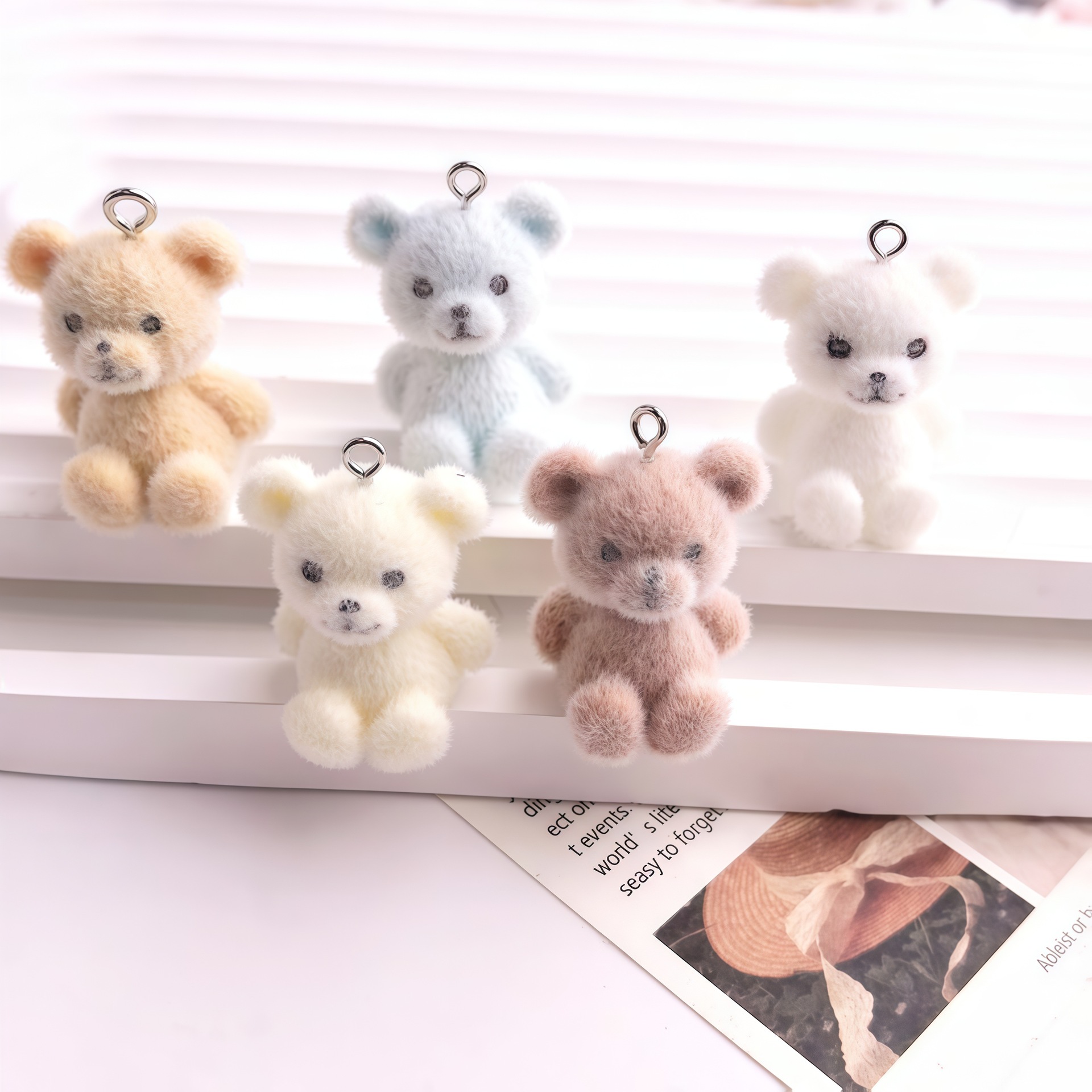 Resin Art Jewelry Kit - 5 Pezzi Ciondoli in Resina 3D