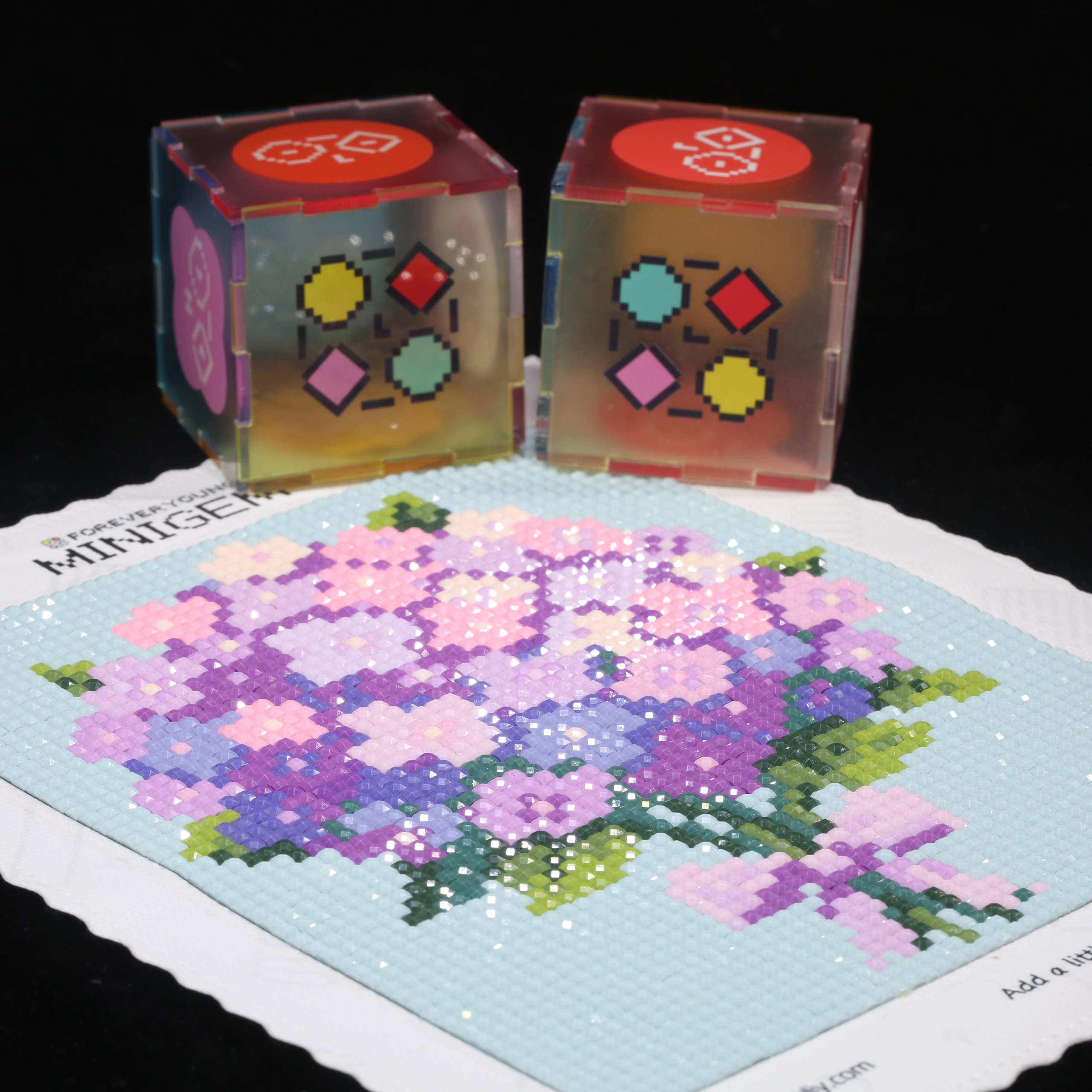 Resin Art Purple - Minigem ® Kit Pittura Diamante 5D