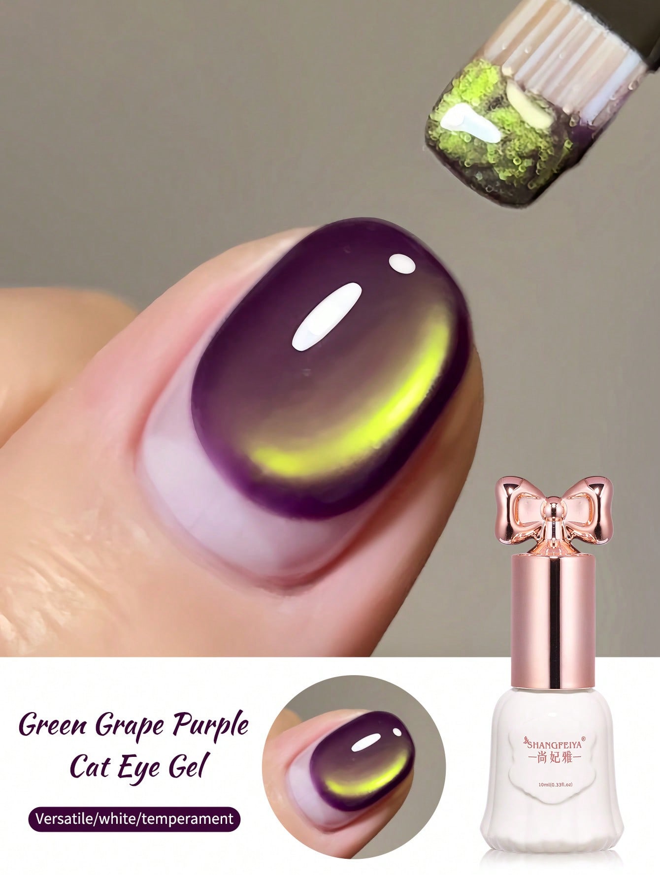 Resin Art Purple - Smalto Semipermanente Gel Effetto Occhio di