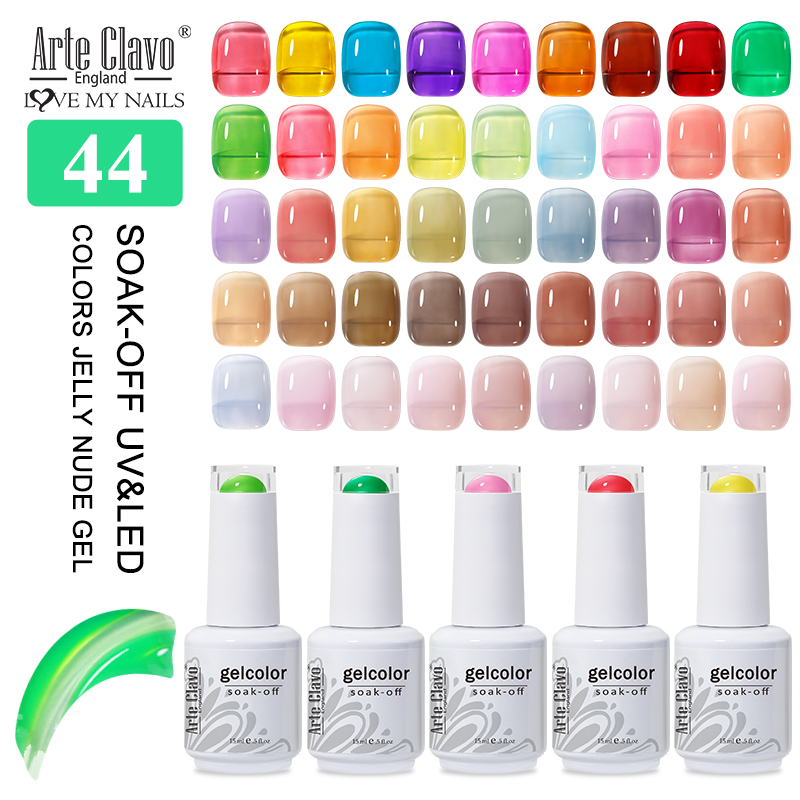 Resin Art Uv Light - Arte Clavo 15ml 44 colori Jelly