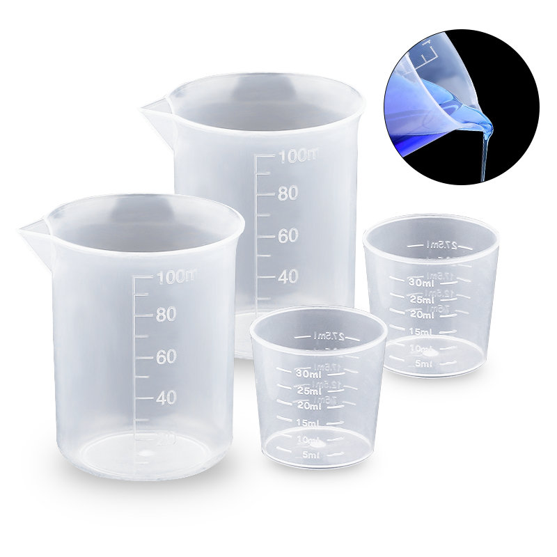 Resin Mixing Cup - Bicchieri Graduati in Plastica da 100ML