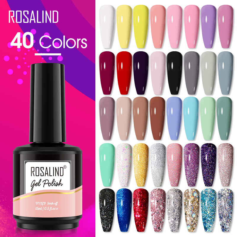 Resin Art Varnish - ROSALIND 15ML Smalto Gel Glitterato per