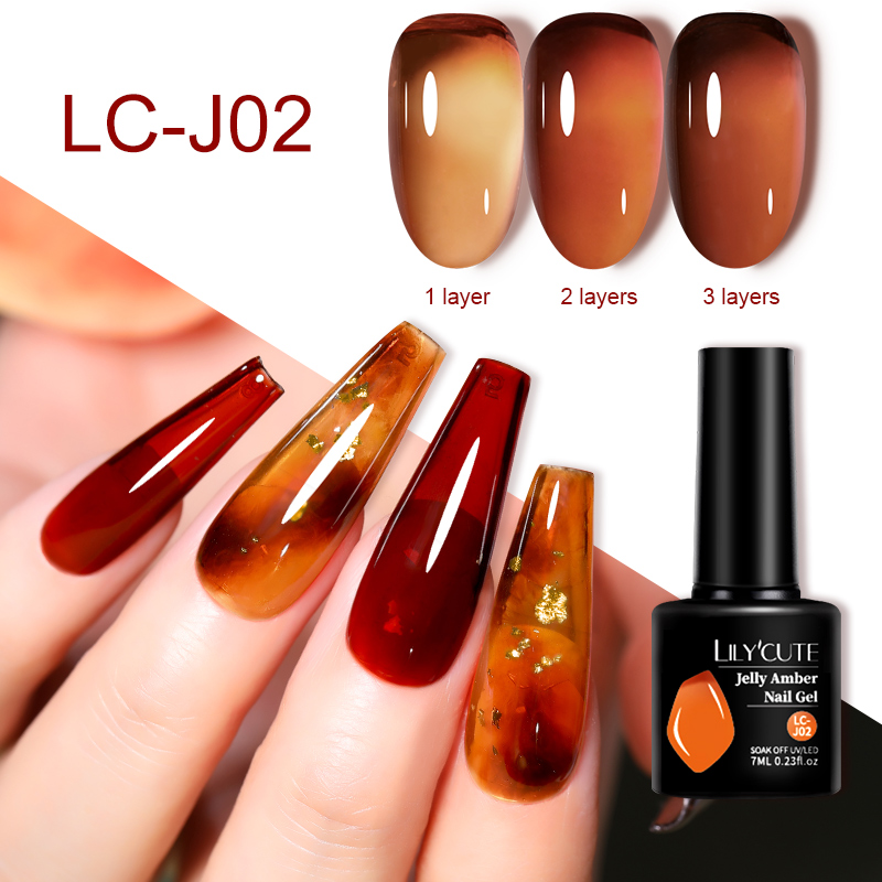 LILYCUTE 7ML Jelly Ambra Gel S - Resin Art Varnish recensione e prezzo