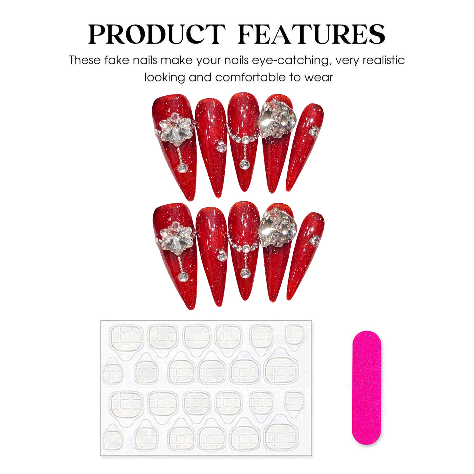 10 pezzi fatti a mano rossi un - Resin Art Flowers recensione e prezzo