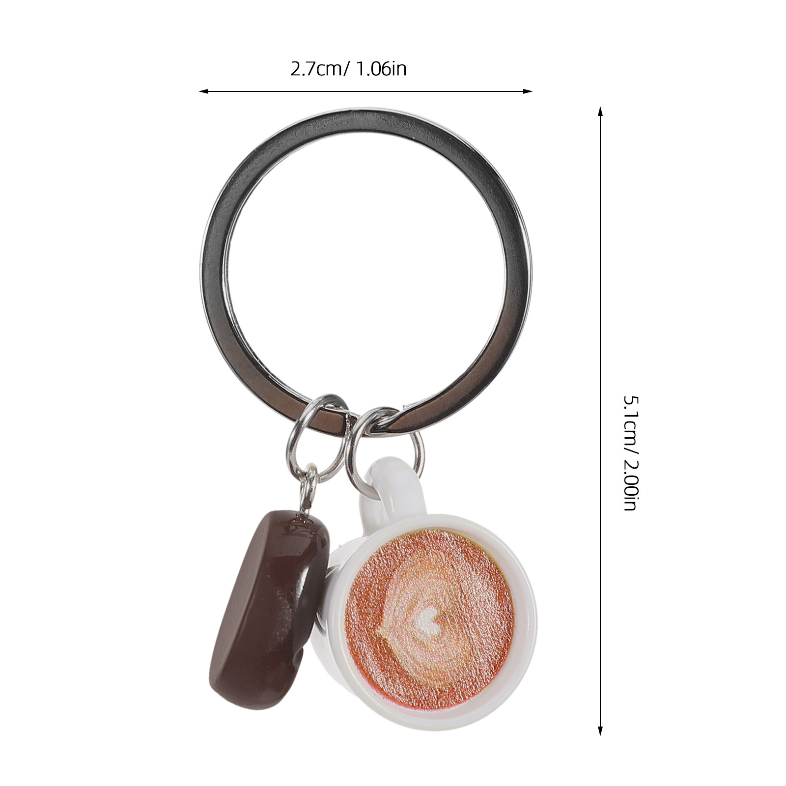 Portachiavi a Forma di Chicco  - Resin Art Design Keychain recensione e prezzo