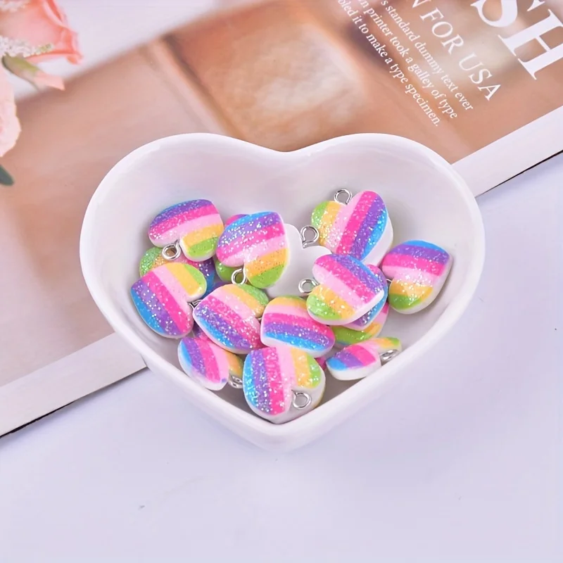 10 Pezzi Ciondoli a Cuore in R - Resin Art Store recensione e prezzo