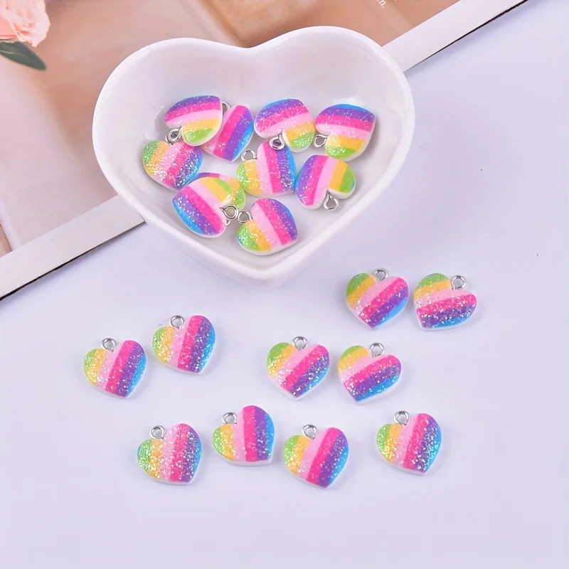 10 Pezzi Ciondoli a Cuore in R - Resin Art Store recensione e prezzo