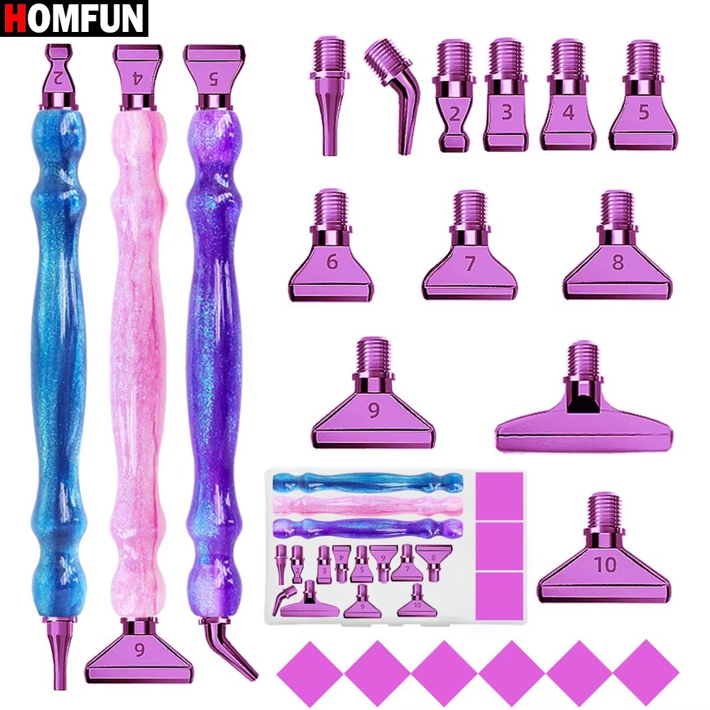 HOMFUN Set di penne per pittur - Resin Art Purple recensione e prezzo