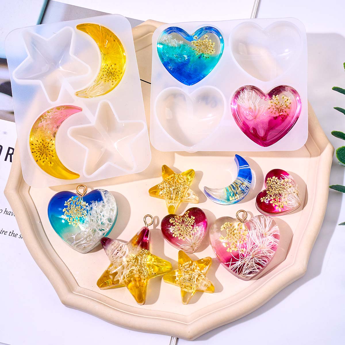 Stampo in Silicone a Forma di  - Resin Art Jewelry Kit recensione e prezzo