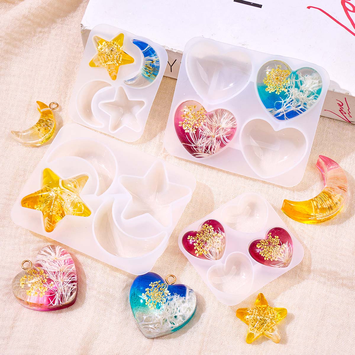 Stampo in Silicone a Forma di  - Resin Art Jewelry Kit recensione e prezzo